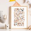 Children's Alphabet Wall Print - Living Simply House