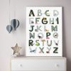 Children's Animal Alphabet Wall Print - Living Simply House