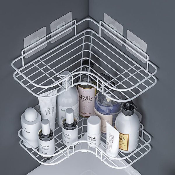 Bathroom Accessories Bathroom Corner Shower Shelves - Living Simply House