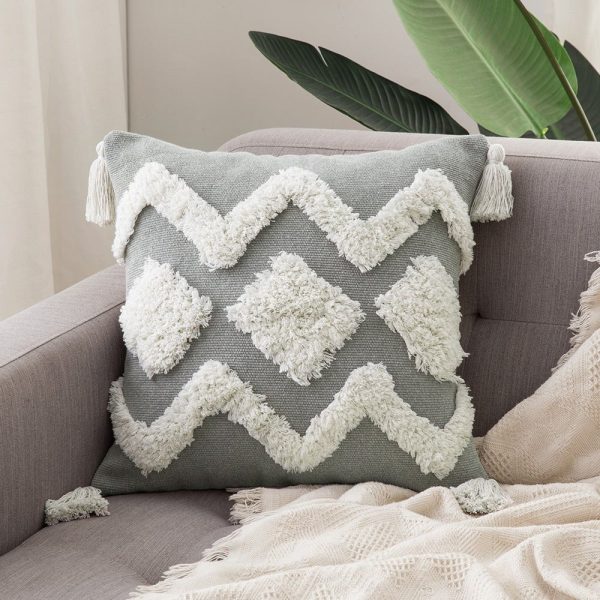 Cushions Boho Tufted Cushion Covers - Living Simply House