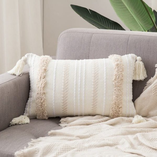 Cushions Boho Tufted Cushion Covers - Living Simply House