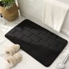 Bath and Shower Mats Brickwork Pattern Bathroom Mat - Living Simply House