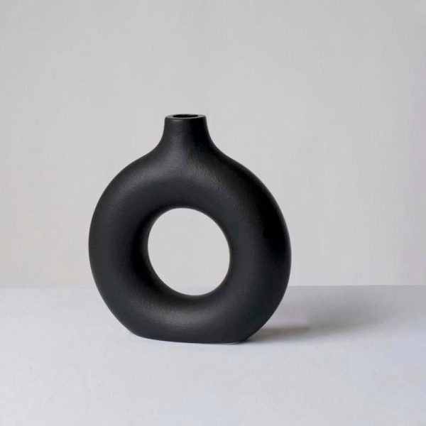 Vase Ceramic Donut Vase - Living Simply House