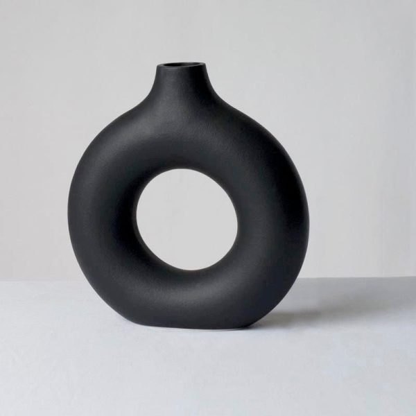 Vase Ceramic Donut Vase - Living Simply House