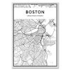 Wall Decor City Map Wall Art - Living Simply House