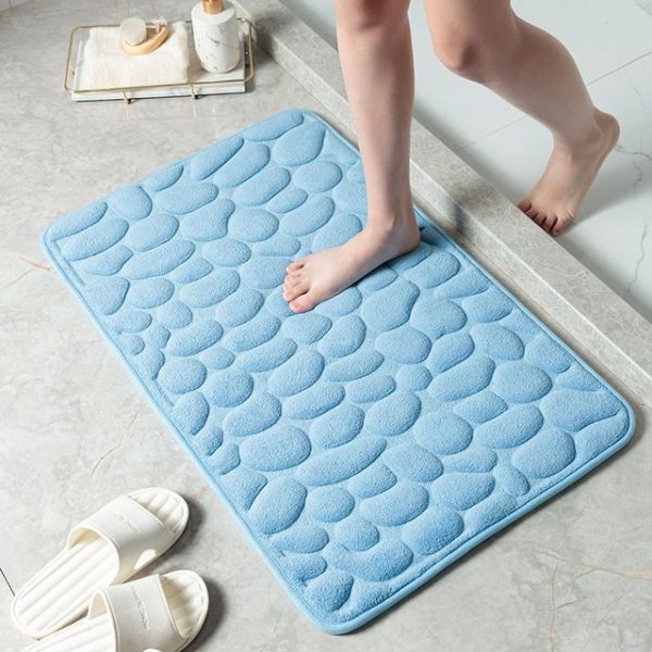 Bath and Shower Mats Cobblestone Bathroom Mat - Living Simply House