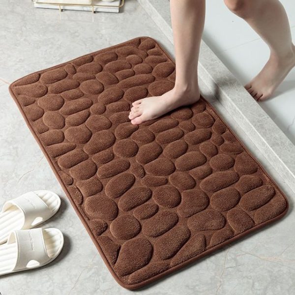 Bath and Shower Mats Cobblestone Bathroom Mat - Living Simply House