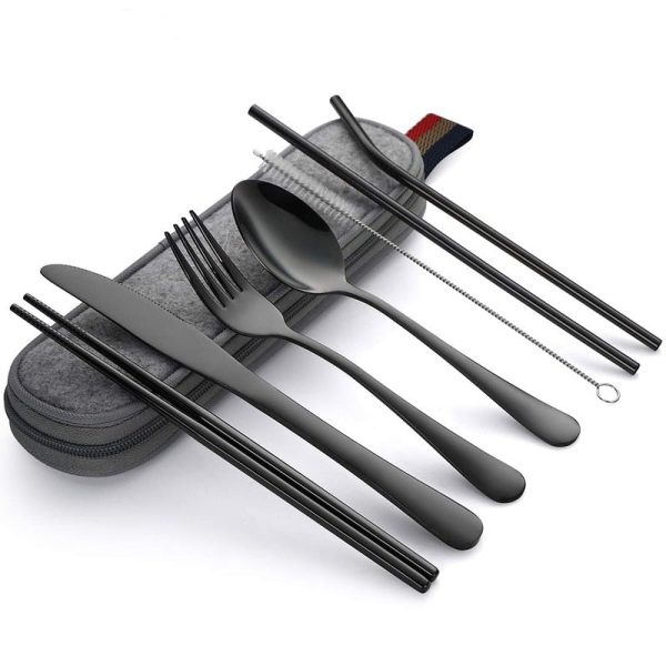 Cutlery Cutlery Set with Portable Case - Living Simply House