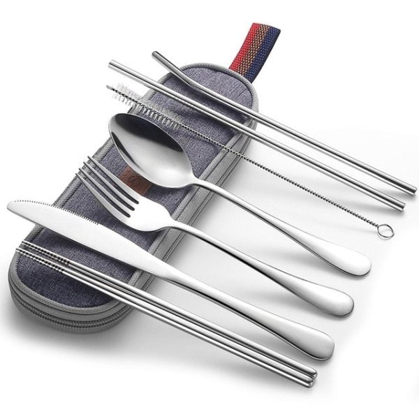 Cutlery Cutlery Set with Portable Case - Living Simply House