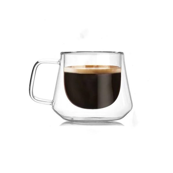 Drinksware Double-Wall Glass Coffee Mug - Living Simply House