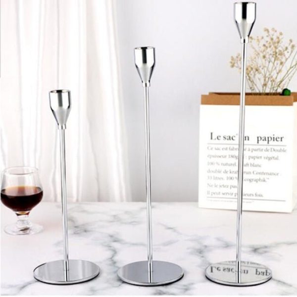 Candle Holder European Style Candle Holders (3Pk) - Living Simply House