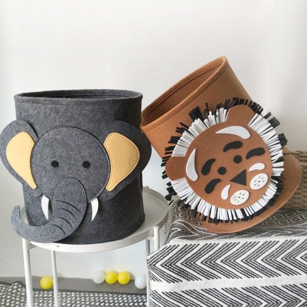 Children's Fabric Animal Baskets - Living Simply House