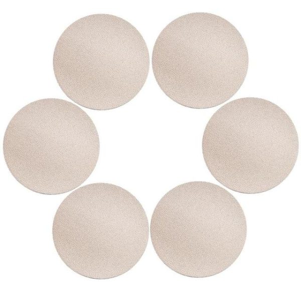 Coasters Faux Leather Coasters (6pc) - Living Simply House