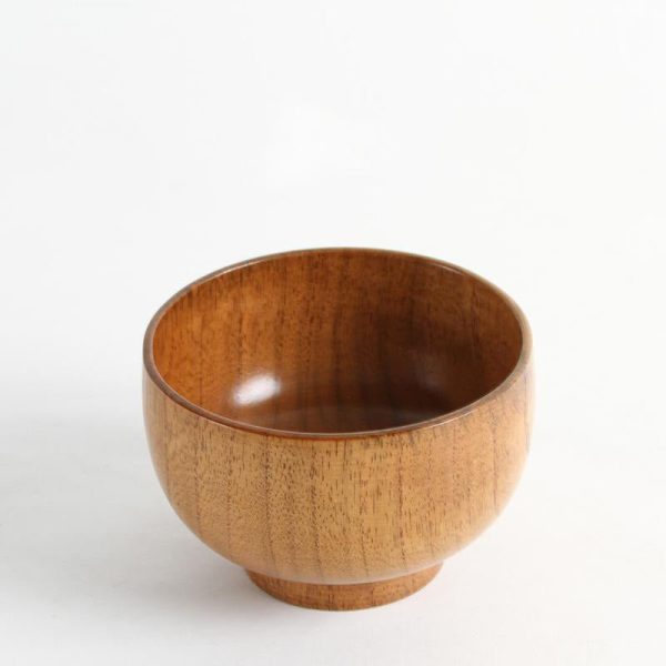 Crockery Japanese Style Wooden Bowl - Living Simply House