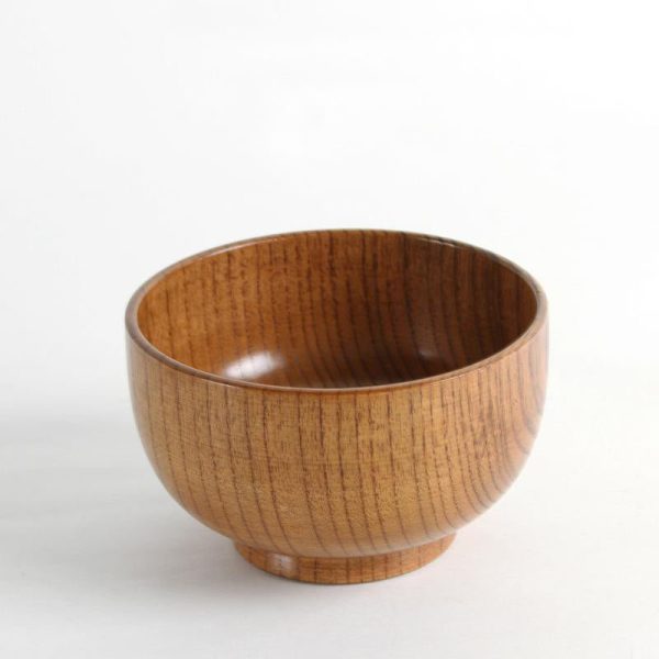 Crockery Japanese Style Wooden Bowl - Living Simply House