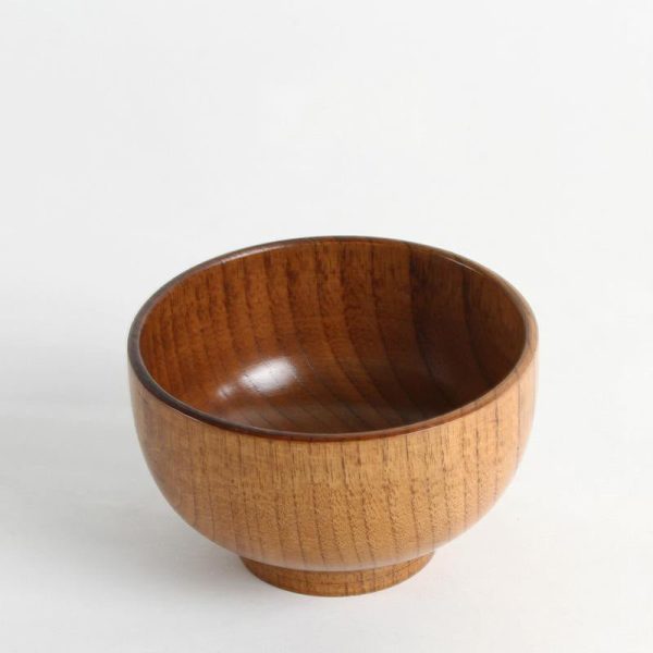 Crockery Japanese Style Wooden Bowl - Living Simply House