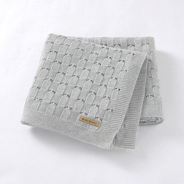 Children's Knitted Baby Blanket - Living Simply House