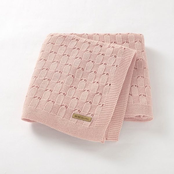 Children's Knitted Baby Blanket - Living Simply House