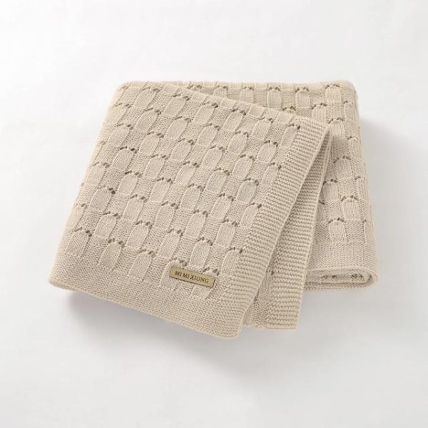 Children's Knitted Baby Blanket - Living Simply House