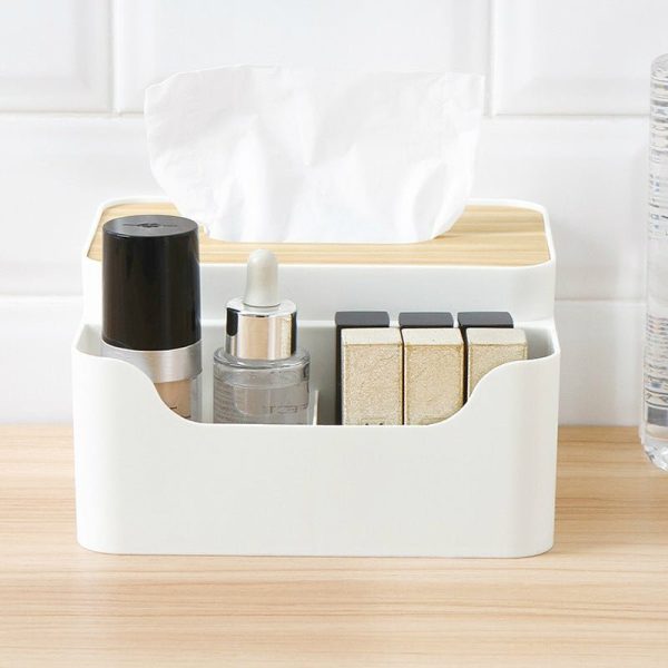 Accessories Modern Desk Tidy (with Tissue Box) - Living Simply House