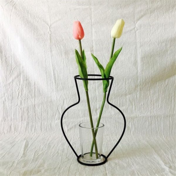 Vase Nordic Minimalist Wire Vases - Living Simply House