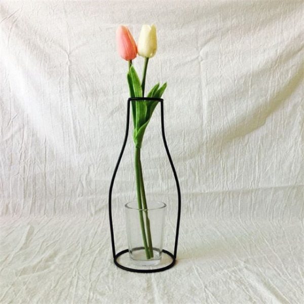 Vase Nordic Minimalist Wire Vases - Living Simply House