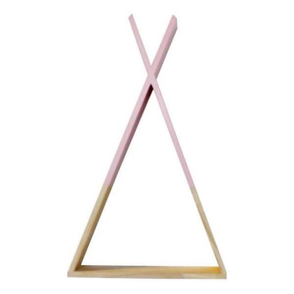 Children's Nordic Nursery Wooden Teepee Shelf - Living Simply House