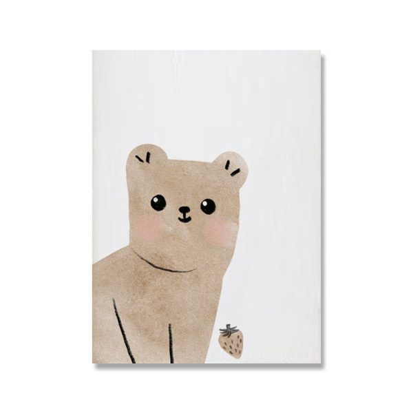 Children's Nordic Style Animal Prints - Living Simply House