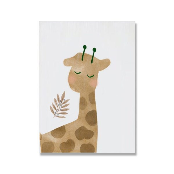 Children's Nordic Style Animal Prints - Living Simply House