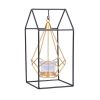 Accessories Geometric Metal Lantern - Living Simply House