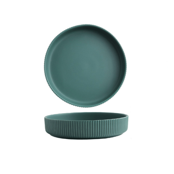 Crockery Ridged Edge Dinnerware - Living Simply House