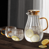 Drinksware Ridged Heatproof Glass Jug and Cups - Living Simply House