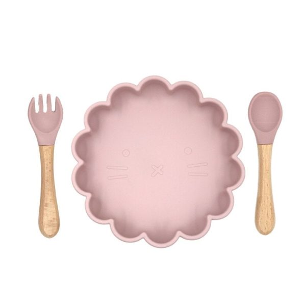 Children's Silicone Lion Plates - Living Simply House