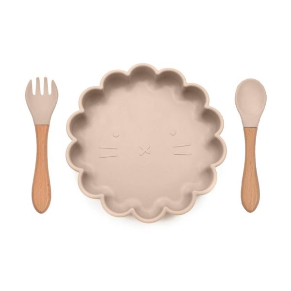 Children's Silicone Lion Plates - Living Simply House