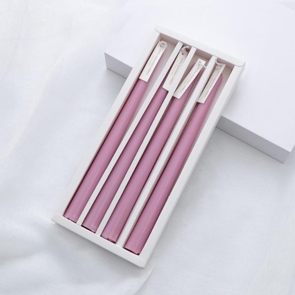 Candles Smokeless Wax Taper Candles (4pc) - Living Simply House