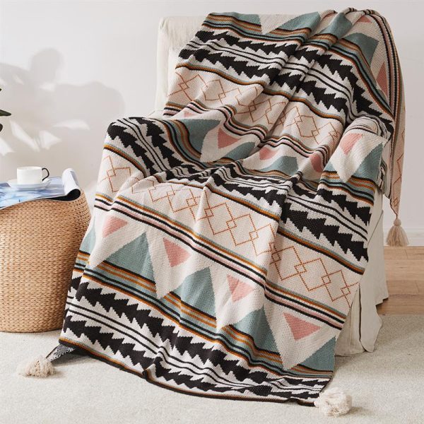 Blankets and Throws Soft Tassel Bohemian Throw - Living Simply House