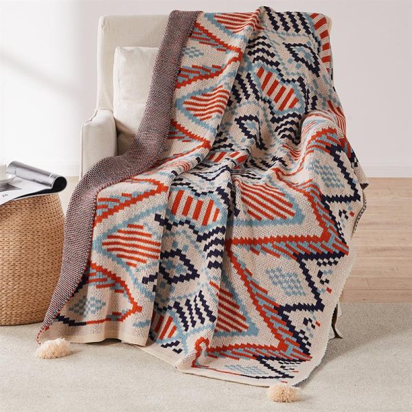 Blankets and Throws Soft Tassel Bohemian Throw - Living Simply House