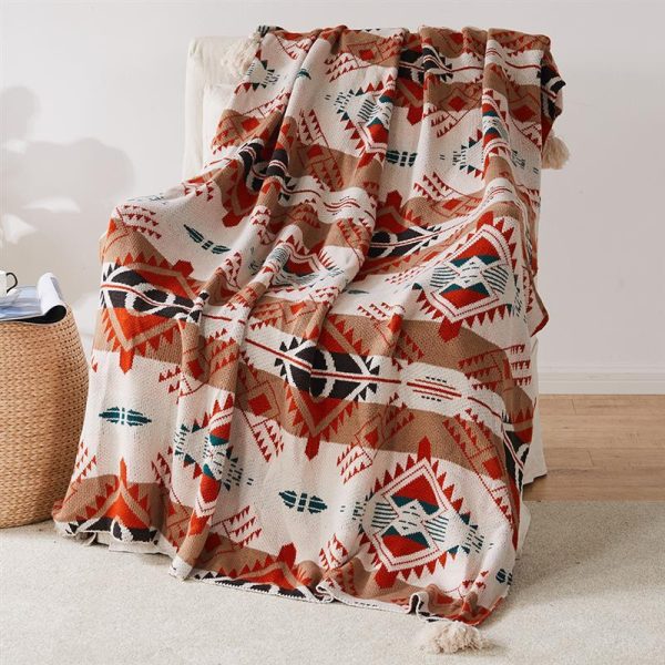 Blankets and Throws Soft Tassel Bohemian Throw - Living Simply House