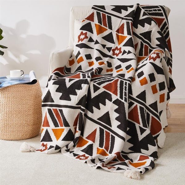 Blankets and Throws Soft Tassel Bohemian Throw - Living Simply House