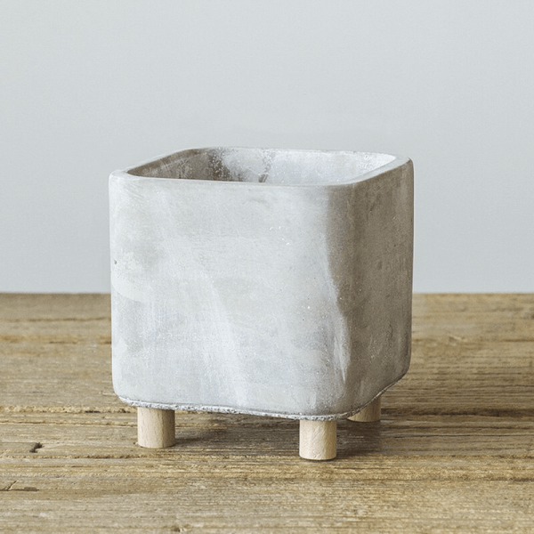 Planters Square Concrete Planter - Living Simply House