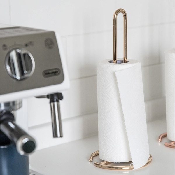 Kitchen Stainless Steel Kitchen Roll Holder - Living Simply House