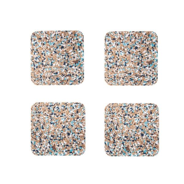 Coasters Terrazzo Cork Coasters - Living Simply House