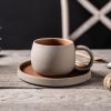 Drinksware Two-tone Mug and Saucer - Living Simply House