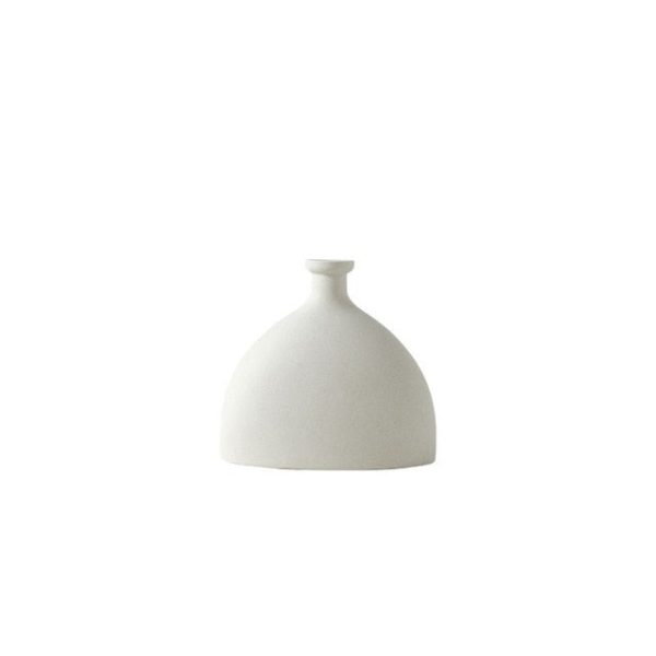 Vase White Ceramic Vase - Living Simply House