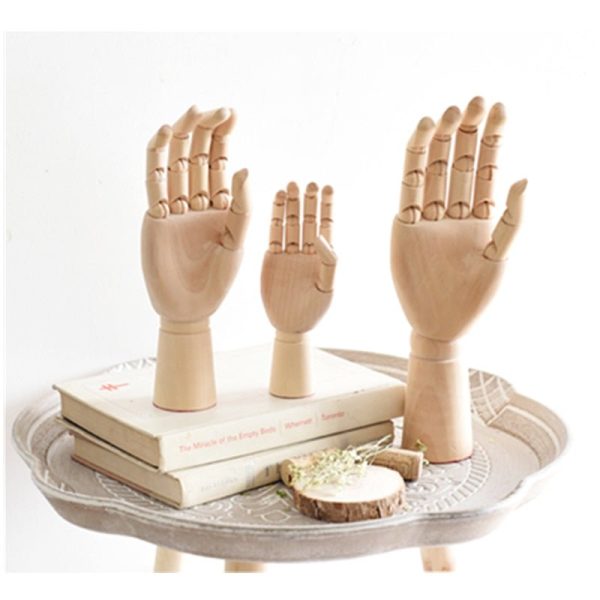 Ornamental Wooden Mannequin Hands - Living Simply House