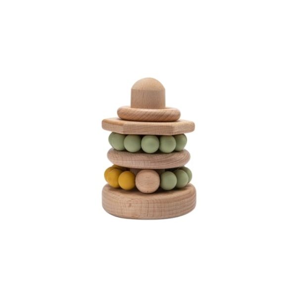 Children's Wooden Nordic Style Stacking Rings - Living Simply House