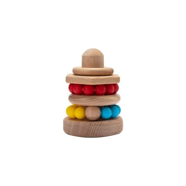 Children's Wooden Nordic Style Stacking Rings - Living Simply House