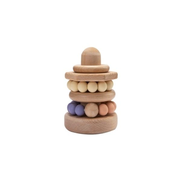 Children's Wooden Nordic Style Stacking Rings - Living Simply House