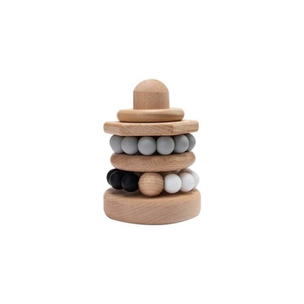 Children's Wooden Nordic Style Stacking Rings - Living Simply House