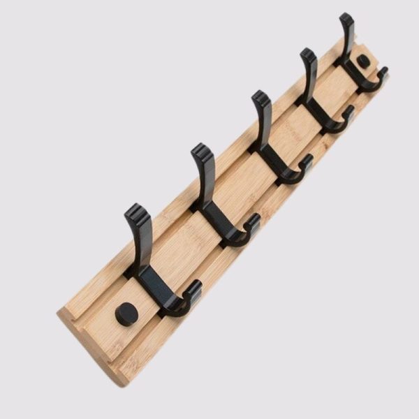 Wall Decor Wooden Wall Mounted Coat Rack - Living Simply House